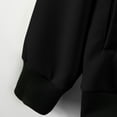 thumbnail image 2 of Yokua Fleece Bomber Coat Men Waffle Zip Up Varsity Coat Windbreaker Coat Barn Coat Outwear with Pockets, 2 of 10