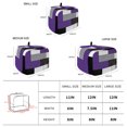 thumbnail image 6 of Purple Grey Geometric Toaster Cover 2 Slice, Modern Black White Abstract Art Dustproof Bakeware Oven Protector with Top Hook, Waterproof Small Kitchen Appliance Toasters Dust Cover, 12"x7.5"x8", 6 of 9
