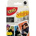 thumbnail image 1 of Juego de cartas Mattel Games UNO Seinfeld con regla especial para niños mayores de 7 años, 1 of 6
