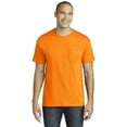 thumbnail image 3 of Gildan Ultra Cotton Short Sleeve Pocket T-Shirt for Men’s GR23 Hi Vis Comfortsoft Undershirt Safety Orange Pack 2, XL, 3 of 6