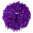 thumbnail image 4 of Cheerleader Pom Poms Durable Flexible Material Purple, 4 of 5