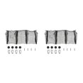 thumbnail image 4 of xinxixnxx Sac Filet de Coffre de Voiture Sac de Rangement Organisateur 3 Compartiments Universel Extensible Robuste pour Bagages Accessoires 2Set, 4 of 6