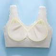 thumbnail image 3 of Aayomet Womens Bras Lace Shaping Cup Shoulder Strap Large Size Underwire Bra (Beige, L), 3 of 4
