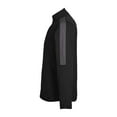 thumbnail image 6 of CORE365 CE404 Men's Market Snag Protect Mesh Colorblock Quarter-Zip Pullover-BLACK/ CARBON-5XL, 6 of 6