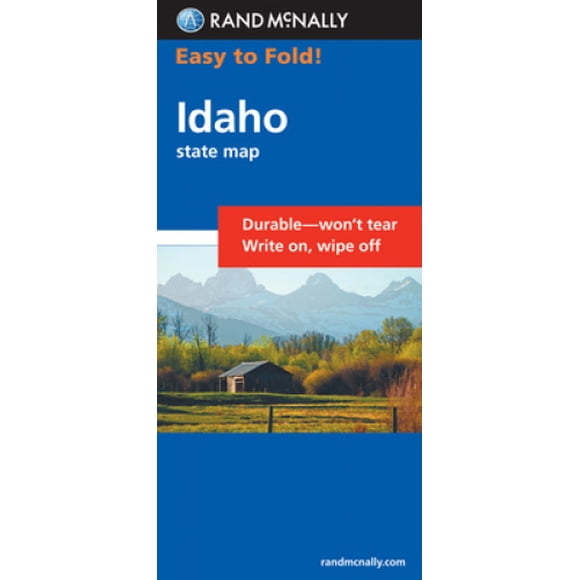 Rand McNally Facile à Plier: Idaho (Carte de Pliage Stratifiée)