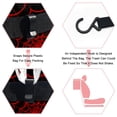 thumbnail image 3 of Spider Web Car Trash Can: Foldable, with Lid, Leak-proof, Hanging Storage Bag - Trash Can for Car, 3 of 6