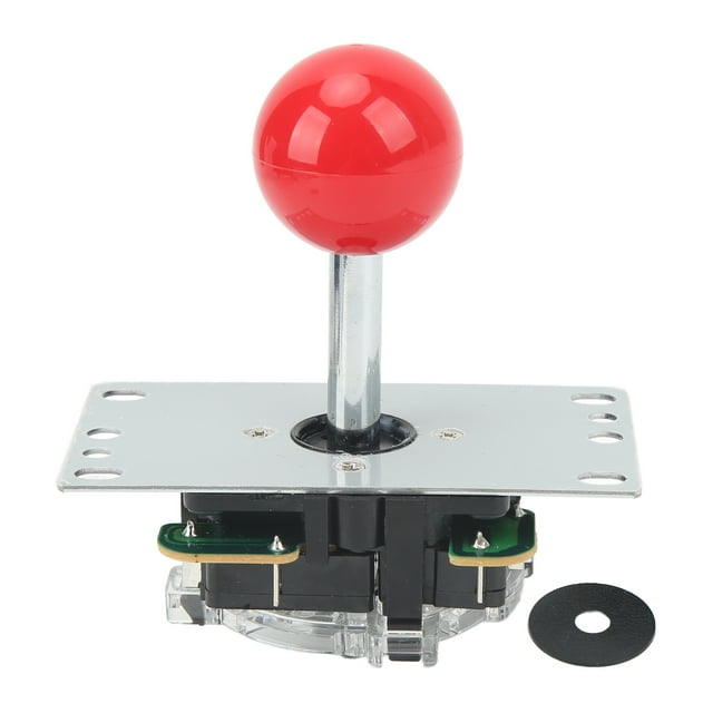 Jeu de Joystick d'Arcade Joystick Jeu d'Arcade Bâton de Combat Pièces de Rechange Pin Circuit Board avec Tête de Balle Rouge