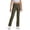 Dark Green, variant on Dpytoraw Girls Unifor M Pants Kids Dress Pants High Stretchy With Pockets Size 5 16 Years Girls Pants Size 5-6 Years