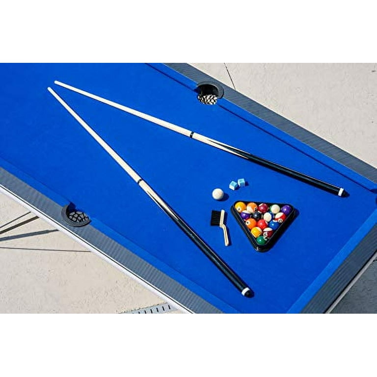 6pcs Triangle Sports for Magic Pool Table Thin Reusable Cue