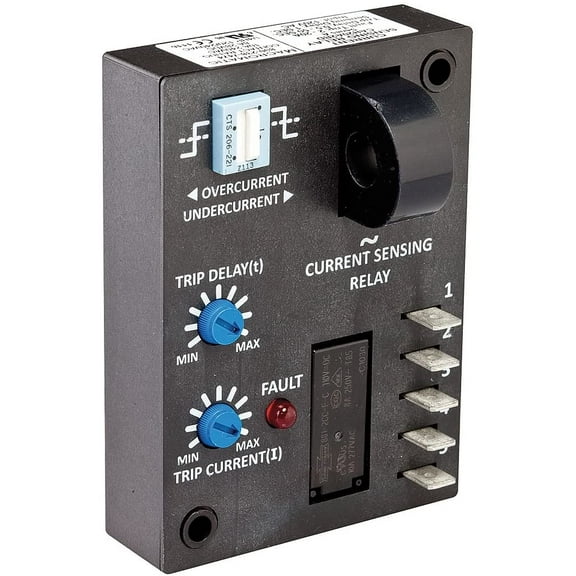 Dayton Current Sensing Relay2 to 20A,120VAC 6C055
