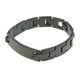 thumbnail image 4 of Pulsera Yuyangstore Hombres Cruz Escritura Titanio Acero Negro, 4 of 7