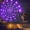 Purple, variant on Sylchomon 4 Foot Diameter Halloween Spider Web LED Lights with Remote Control 70 Orange Purple Bulbs 8 Lighting Modes Waterproof for Outdoor Yard Patio Party Decor