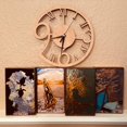 thumbnail image 2 of Reloj de pared de geometría sagrada con forma de árbol de la vida, 30 cm, que no hace tictac, 2 of 2