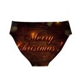 thumbnail image 3 of HUPOM Women Boxers Underwear Womens Underwear Briefs Casual Hook & Loop Drop Waist Brown XL, 3 of 3