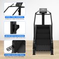 thumbnail image 2 of Commercial Grade Stair Climber Exercise Machine with 15 Resistance Levels, 17.3" LED Screen, 12 Workout Programs, 370 lbs Capacity Stair Stepper, 90% Pre-Assembled, 2 of 7
