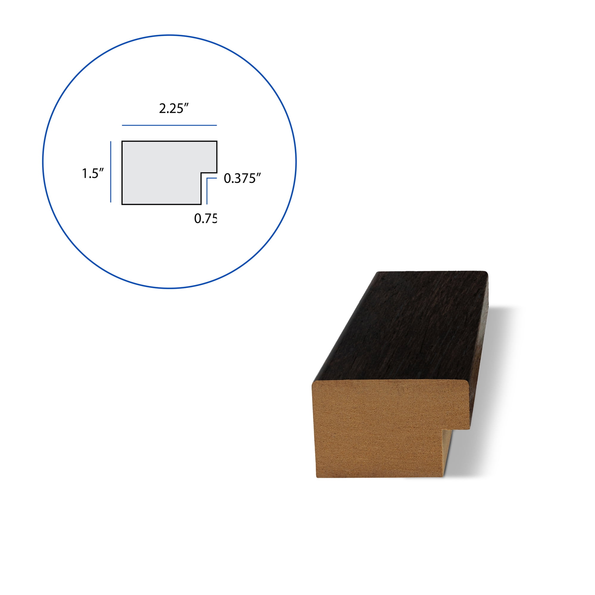ArtToFrames 18" x 24" Other Picture Frame, 18x24 inch Multi MDF Poster Frame (WOM-5312),  Pack