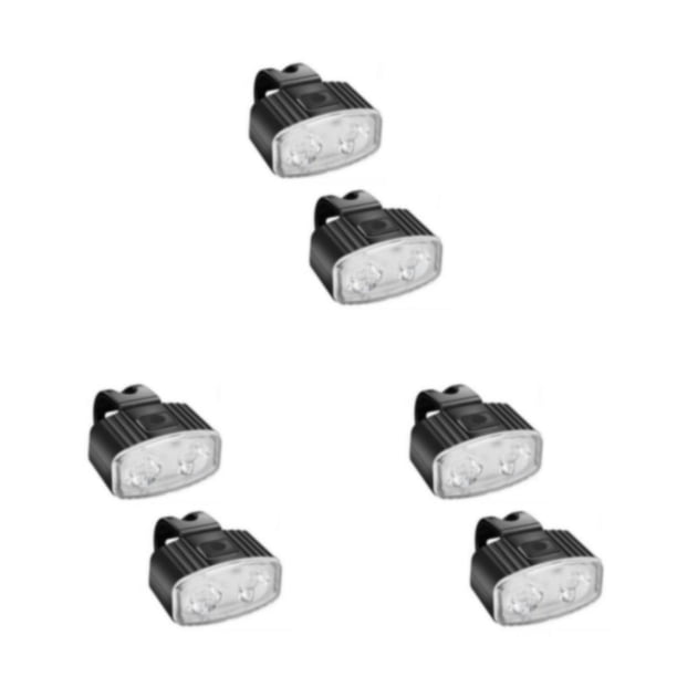 Advancent 2X Luz de bicicleta Lámpara de manillar Suministros de ciclismo Bicicletas Faros Instalar fácilmente Equipo al aire libre Práctico Type1 NO1