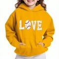 thumbnail image 2 of Cmfcve Children's Pullover Hoodie Boys & Girls Preppy Hooded Sweatshirt Youth Oversized Long Sleeve Activewear Pullover Jacket, 2 of 5