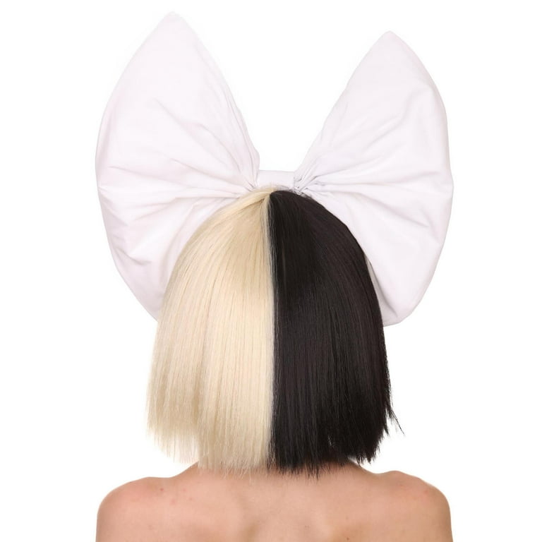 Sia black and 2024 white wig buy