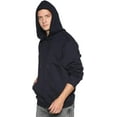 thumbnail image 2 of Klizzer Luxury 100% Cotton Hoodies for Men - Soft & Comfortable, Navy Blue (Sizes S-2XL), 2 of 6