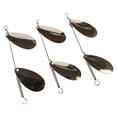 thumbnail image 3 of Lucky Strike Baitworks #4 Nickel Double Spinner - 3-pack - Fishing Spinner, 3 of 5