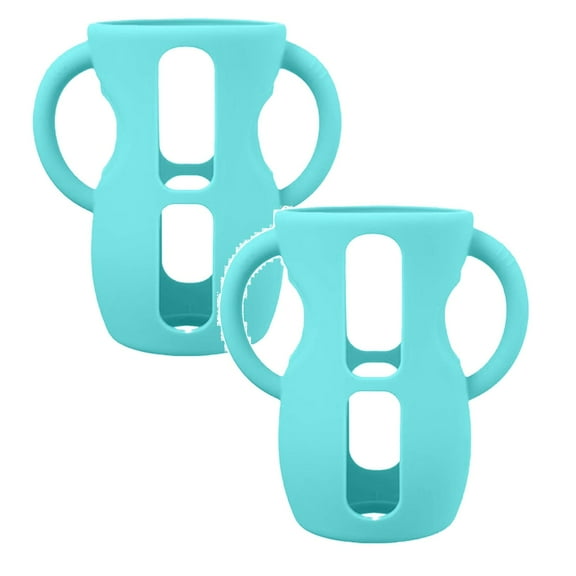 2Pcs 240Ml Silicone Sleeves With Handles For Aventnatural Natural Glass Baby Bottle Antibreakage Baby Bottles Holder Compatible With Philipsavent Anticolic Baby Bottles 8 Oz Glass&Bottle