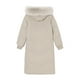 thumbnail image 4 of Puntoco Chaqueta De Algodón Cálida De Manga Larga Con Capucha Y Color Sólido Informal Para Mujer, 4 of 6