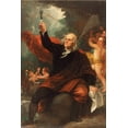 thumbnail image 1 of 24x36 gallery poster, Benjamin Franklin Drawing Electricity from the Sky c. 1816 by Benjamin West, 1 of 1