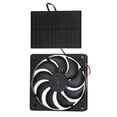 thumbnail image 3 of Kit de ventilador con panel solar de 3 W, extractor de aire para baño y casa de mascotas., 3 of 12