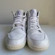 thumbnail image 2 of Ni - ke Ni - ke Air Jordan 1 Mid 2014 White Cool Gray Shoes Sneakers 554724-120 Men Size 14, 2 of 5