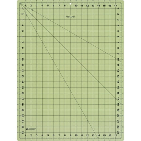Fiskars Eco Self-Healing Cutting Mat 18" x 24", Green, 1 Count