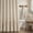 Floral, variant on Lipa Farmhouse Rustic Shower Curtain,Ruffled Linen Shower Curtain with metal hooks,Beige,72" x 72"