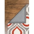 thumbnail image 4 of Geo Lenox Grey 5x7 Rug Handtufted Microfiber Soft Geometric Design, 4 of 5