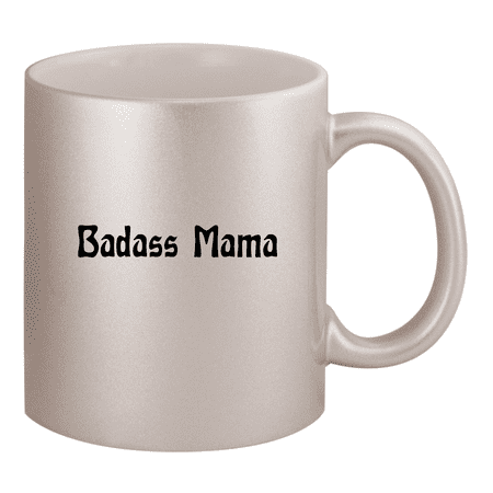 

Badass Mama - 11oz Ceramic Silver Coffee Mug