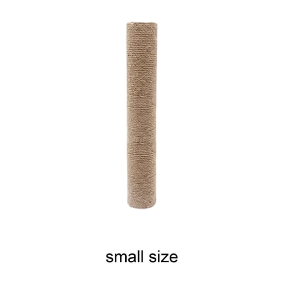 Cat Tree Replacement Post 12 Inch Jute Fiber Sisal Cat Scratcher Post Small Vertical Scratching Post for Indoor Cats Kitten Supplies Pet Cat Accessories 1 Pack