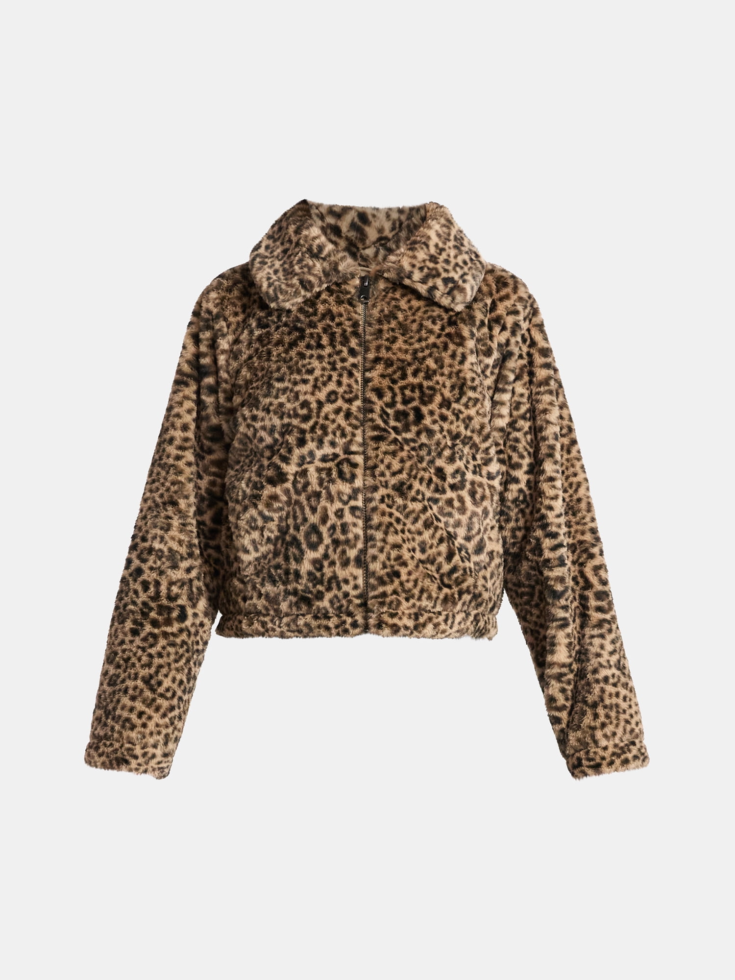 No Boundaries Faux Fur Jacket, Women's