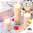 thumbnail image 4 of 6 Pack Pillar Candles in Glass Cylinder for Wedding Decoration Soy Wax Votive Candles Bulk for Home Church Prayer Party$$Home Decor, Kitchen, & Other, 4 of 7