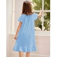 thumbnail image 6 of Arshiner Girls Sleepshirts Victorian Nightgown Short Pajama Night Gown Nightdress Sleeping Wear, 6 of 8