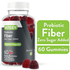 VITEEY Fiber Gummies 4g, Prebiotic Fiber Supplement, Digestive Health Support, Fruit Flavor, 60 Ct