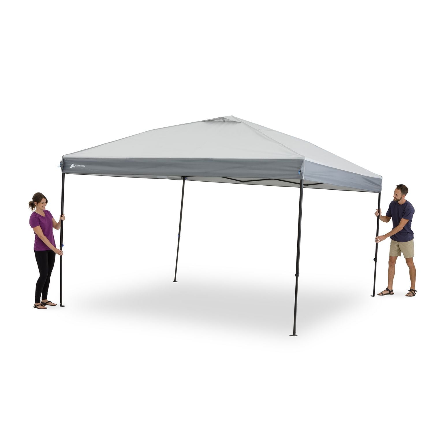 Ozark Trail 12 FT x 12 FT Straight Leg Canopy Top Accessory - Frame Not Included, GRAY