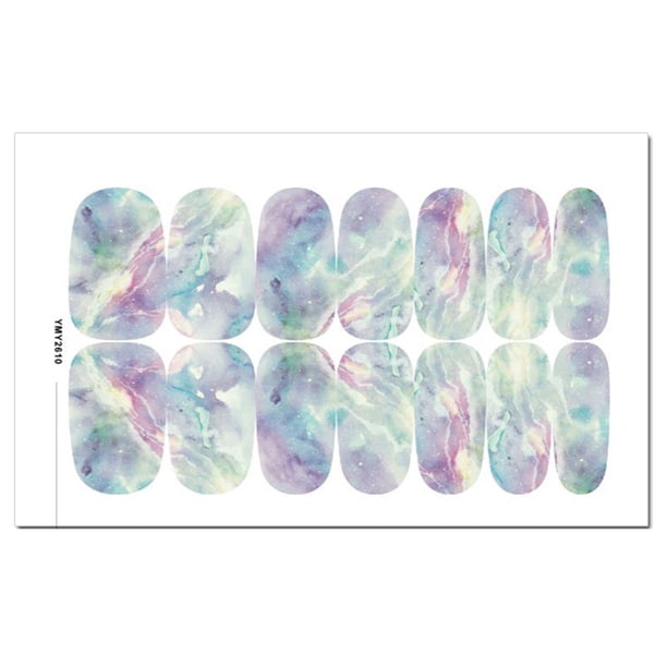 Seitruly Accesorios para decoración de uñas para mujer, parche de cobertura completa para manualidades universales extraíbles, calcomanías adhesivas Arte de uñas Tipo10 Seitruly CE012403-10B