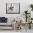 thumbnail image 3 of Stupell Industries Southwestern Mounted Cowboy on Sagebrush Ridge Black Framed Giclee Art, 30 x 24, by Arlington Prints, 3 of 8
