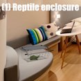 thumbnail image 2 of High Ventilation Reptiles Terrariums For Small Pet Clear Easy Monitoring Design Small Pet Habitat Enclosure Box, 2 of 9