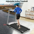 thumbnail image 2 of Treadmills for Home, 3.5HP Folding Treadmill with Incline, 350 LBS Weight Capacity, Compact Portable Treadmill for Small Space Walking Jogging Running, 2 of 7