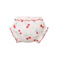 thumbnail image 4 of Zaldita Infant Baby Girls 4Pcs Cotton Bloomers Diaper Cover Printed Ruffle Panties Underwear Blue Red Green 110, 4 of 7