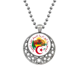 thumbnail image 1 of Argel Argelia emblema nacional Collares Colgante Retro Moon Stars Jewelry Unbranded M, 1 of 3