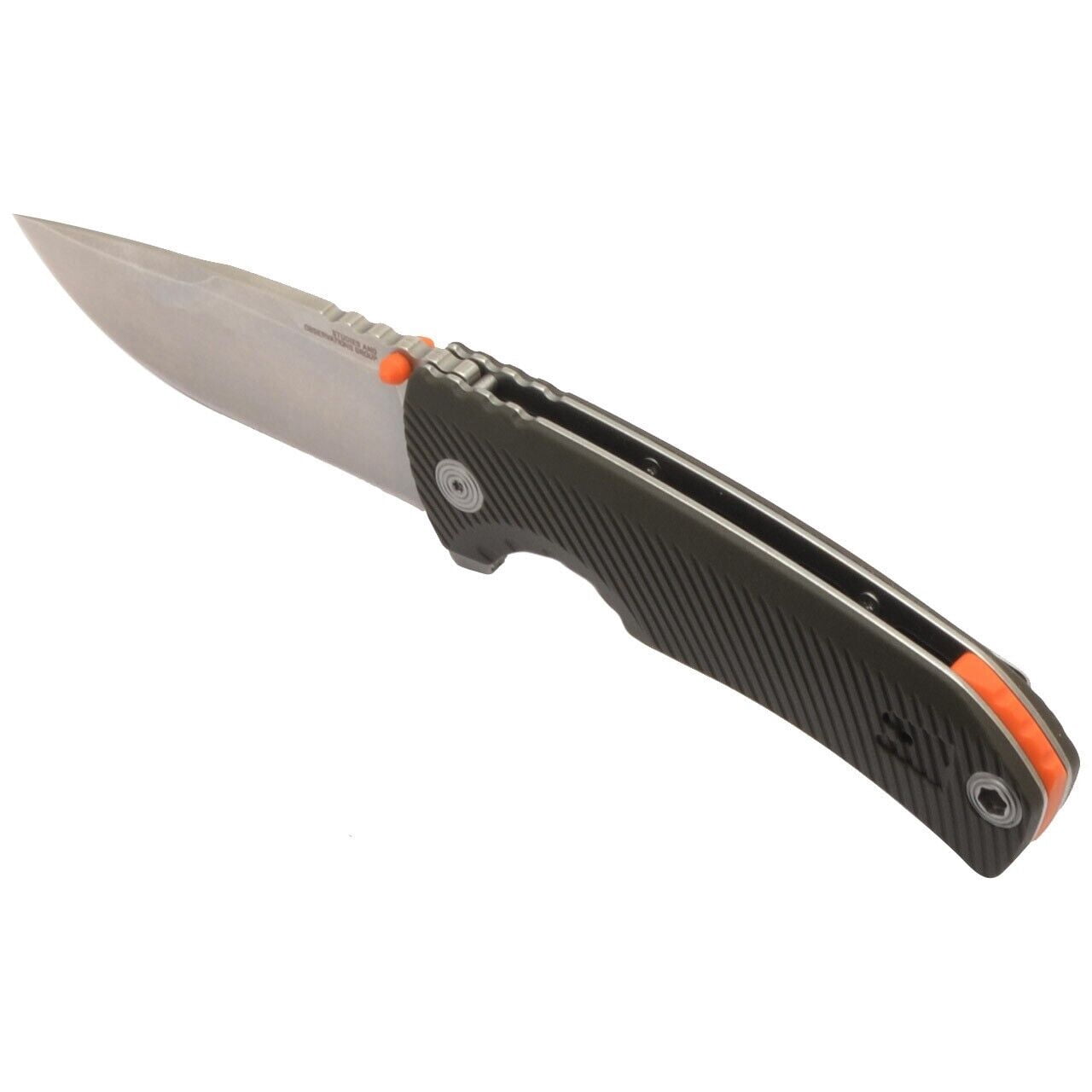 SOG Tellus FLK 3.65" Clip Point Folding Pocket Knife, Olive Drab - 14-06-01-43