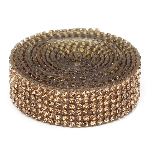 Applique en Strass, 1m Cristal de Strass Verre de Strass Bande de Strass Garniture de Robe de Mariage Fabriquée avec Soin