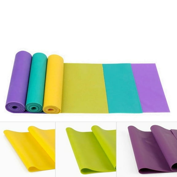 Worgeous Yoga Tension Belt Elastic Stretching Strap Man Fitness Blue