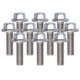 thumbnail image 3 of Pernos Roscados, Perno De Cabeza Hexagonal Con Brida Acero Inoxidable A2-70 M5 Durable Para Sujetar ANGGREK DH1011, 3 of 8